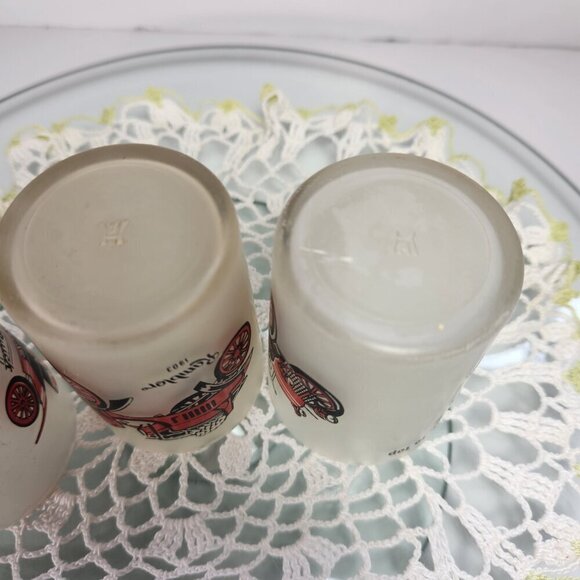 Anchor Hawking VTG Shot Glasses Set Of 3 1903 Cadillac 1903 Rambler 1911 Buick - Picture 12 of 12